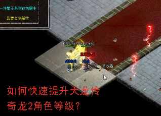 如何快速提升天龙传奇龙2角色等级? 如何快速提升天龙传奇龙2角色等级?