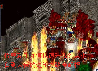 传奇新手如何快速升级?从小白到大佬的进阶之路全解析 传奇新手如何快速升级?从小白到大佬的进阶之路全解析