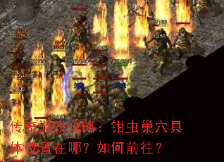 传奇游戏攻略:钳虫巢穴具体位置在哪?如何前往? 传奇游戏攻略:钳虫巢穴具体位置在哪?如何前往?