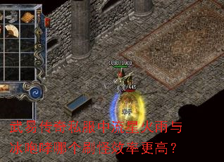 武易传奇私服中流星火雨与冰咆哮哪个刷怪效率更高? 武易传奇私服中流星火雨与冰咆哮哪个刷怪效率更高?
