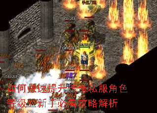 如何快速提升传奇私服角色等级?新手必看攻略解析 如何快速提升传奇私服角色等级?新手必看攻略解析