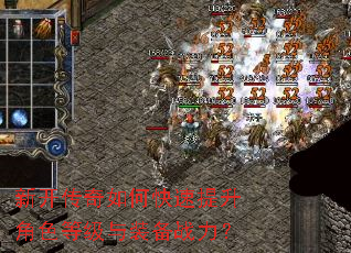 新开传奇如何快速提升角色等级与装备战力? 新开传奇如何快速提升角色等级与装备战力?