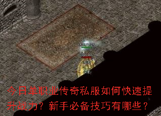 今日单职业传奇私服如何快速提升战力?新手必备技巧有哪些? 今日单职业传奇私服如何快速提升战力?新手必备技巧有哪些?