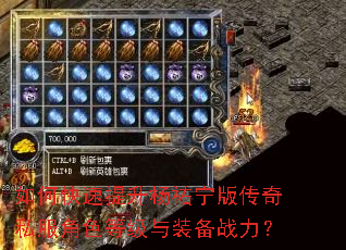 如何快速提升杨祐宁版传奇私服角色等级与装备战力? 如何快速提升杨祐宁版传奇私服角色等级与装备战力?