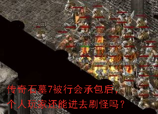 传奇石墓7被行会承包后,个人玩家还能进去刷怪吗? 传奇石墓7被行会承包后,个人玩家还能进去刷怪吗?