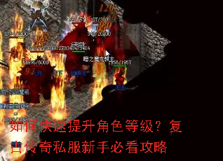 如何快速提升角色等级?复古传奇私服新手必看攻略 如何快速提升角色等级?复古传奇私服新手必看攻略