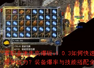 单职业迷失高爆版v1.0.3如何快速提升战力?装备爆率与技能搭配全解析 单职业迷失高爆版v1.0.3如何快速提升战力?装备爆率与技能搭配全解析