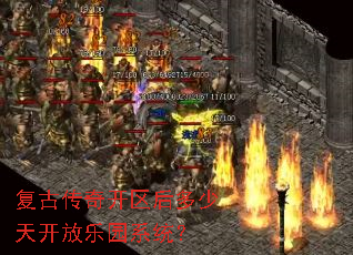 复古传奇开区后多少天开放乐园系统? 复古传奇开区后多少天开放乐园系统?